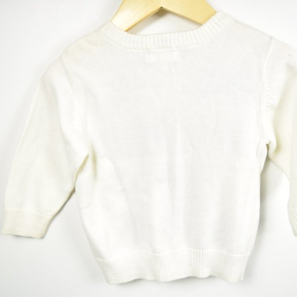 Cream sweater with argyle check - Picture 5 of 5